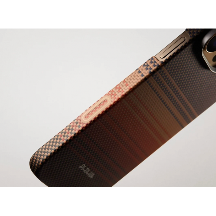 Θήκη Pitaka Fusion Weaving+ Aramid MagEZ Magsafe PitaTap 0.95mm CARBON FIBER για Apple iPhone 16 PRO 6.3 2024 - SUNSET - KI1602SU